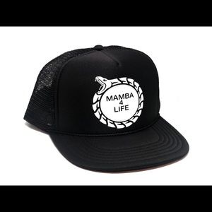 “MAMBA 4 LIFE" Kobe Trucker Mesh Snapback! NEW!